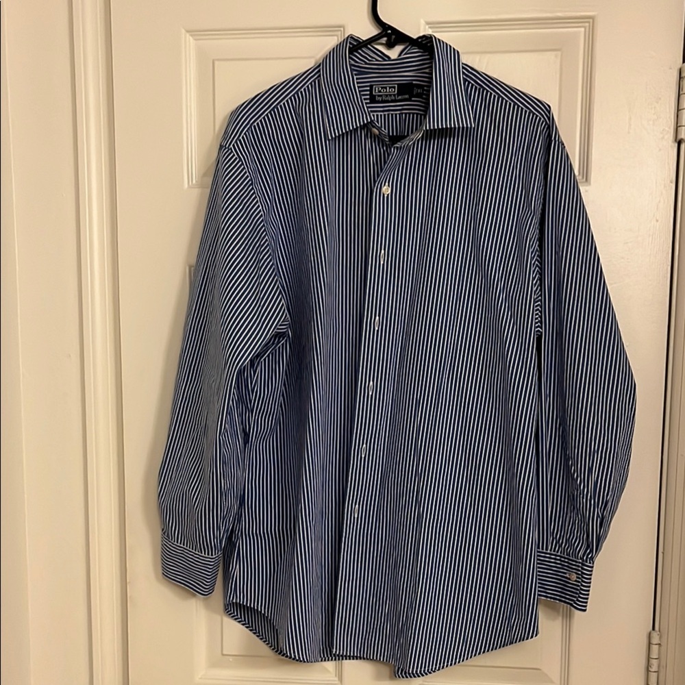 Ralph Lauren Blue Striped Men's Shirt
